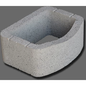 Flóra Mini szürke 39x30x15 (10db/m2 56db/rlp)