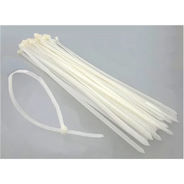Gyorskötöző fehér 3,6x200mm 50db STREND PRO