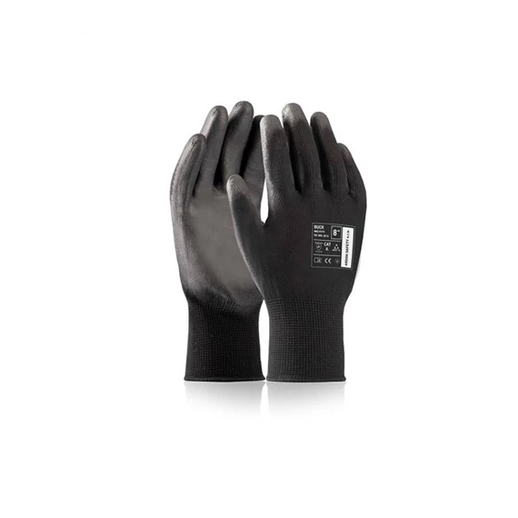 Kesztyű gumis vékony ARDONSAFETY/BUCK BLACK  8/M fekete
