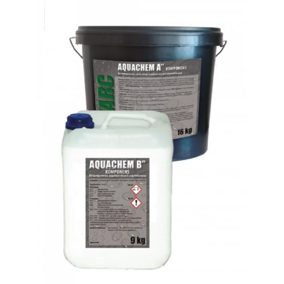 Aquachem kültéri vízszigetelés 6,2kg (2 komponensű) KVARC