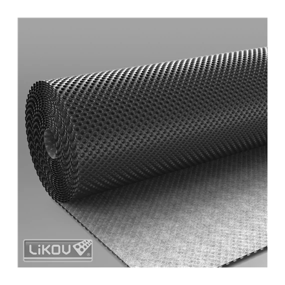 Felületszivárgó drénlemez 8 mm 500g/m2 2x20m 110g/m2 geotextíliával kasírozott