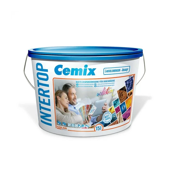 Beltéri falfesték 15l Intertop Cemix
