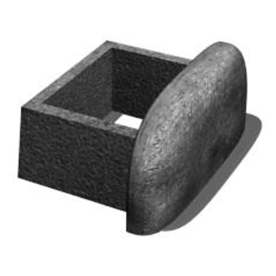 Támfal sima 40x40x15  (16db/m2 36db/rlp)