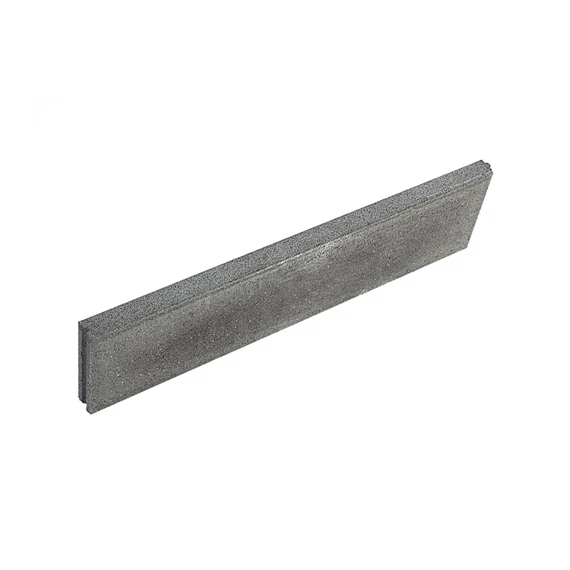 Kertiszegély 20 cm szürke nútos (60db/rlp)