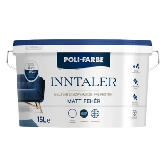 Beltéri falfesték 15l Poli-Farbe Inntaler