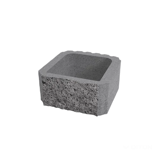 Támfal ŠTÍPANÉ tört felülettel 29,5x30x14  (24db/m2 84db/rlp)