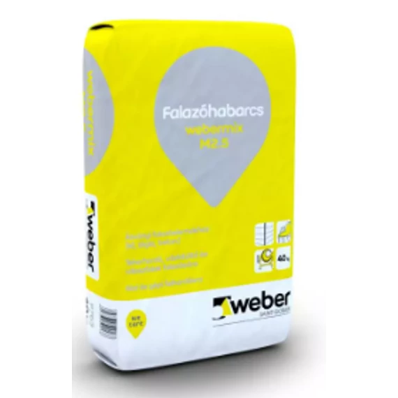 Falazóhabarcs webermix P763 M2.5 25kg