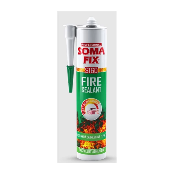 Soma Fix tűzgátló szigetelő fekete (S160)